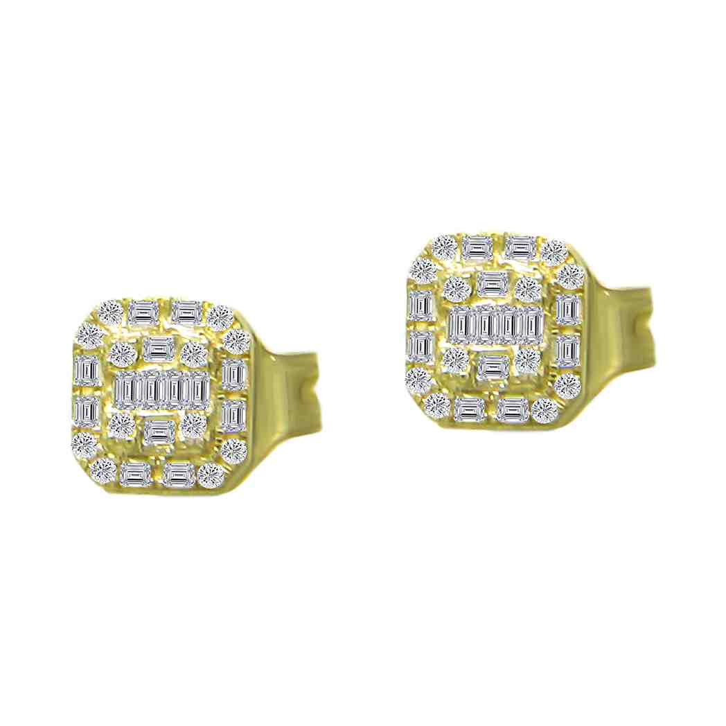 Squre Stud Earring ER23025A